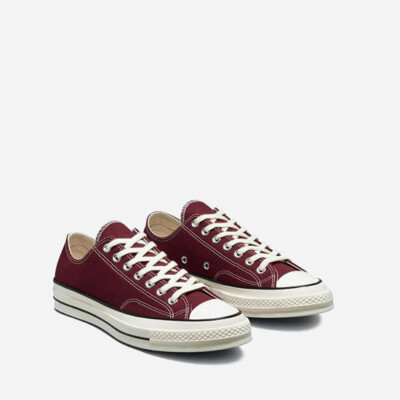 Converse Chuck 70 OX Low Top Sneaker - Color - Deep Bordeaux