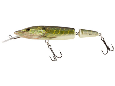 Salmo Pike PE13JDR Jointed 13cm 24g Floating Lure Crankbait Pike Zander