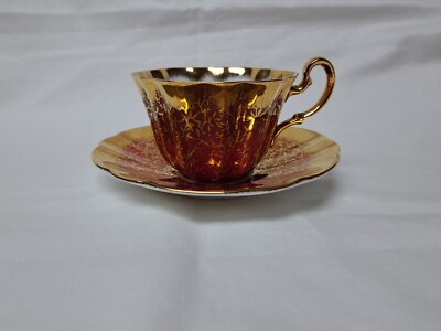 Adderley Bone China England Tea Cup and Saucer Set 