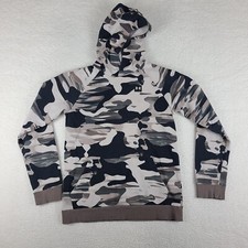 Under Armour Hoodie Boys YXL Black Brown Gray Camo Loose Sweater Activewear