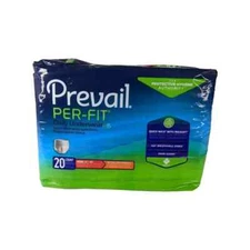 Prevail Case of 80 PER-FIT Adult Unisex Underwear MEDIUM extra Absorbency Pullup