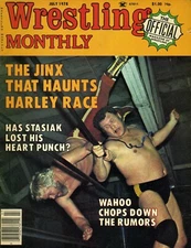 HARLEY RACE Wrestling Monthly Magazine July 1978 STAN STASIAK/WAHOO MCDANIEL