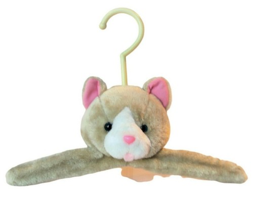 Cintre en peluche chat pour vêtements bébé ou enfant - Infirmière douce et fonctionnelle - Photo 5/10
