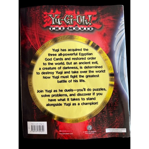 Yu-Gi-Oh! Libro de actividades The Movie Master Duelist Scholastic 1996 con póster - Imagen 2 de 6