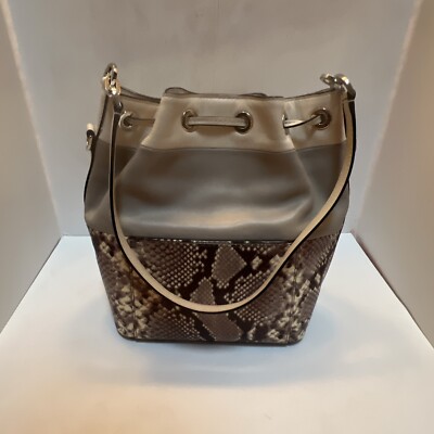 Authentic Michael Kors Python Cross Body Bag Cute And Nice!