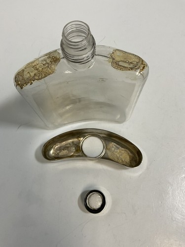 Frasco de plástico vintage con desgaste moderado usadoKitchenCom - Imagen 7 de 9