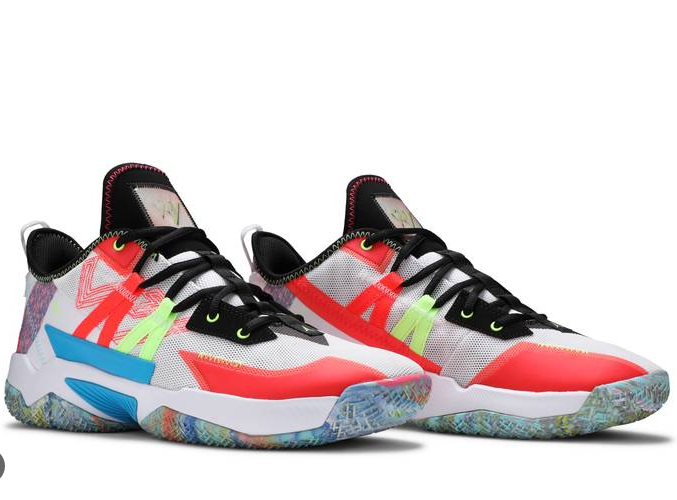 Nike Air Jordan One Take 2 White Infrared 23 Black Russell