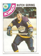 1978-79 Topps Hockey Los Angeles Kings Butch Goring Card #151