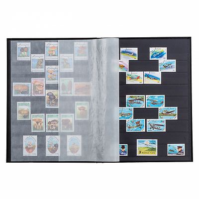 Leuchtturm BASIC Einsteckbuch DIN A4, 16 schwarze Seiten, unwattierter Einband