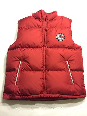 NEW VINEYARD VINES BOYS DOWN PUFFER VEST JACKET CABERNET RED SKI SIZE XL 18-20