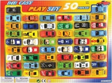 50PC Diecast Model Toy Car Collection Set