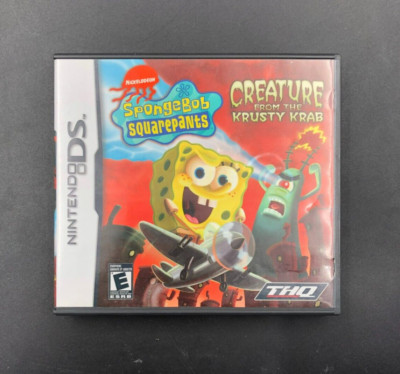 SpongeBob SquarePants: Creature from the Krusty Krab (Nintendo DS) w/ Manuals