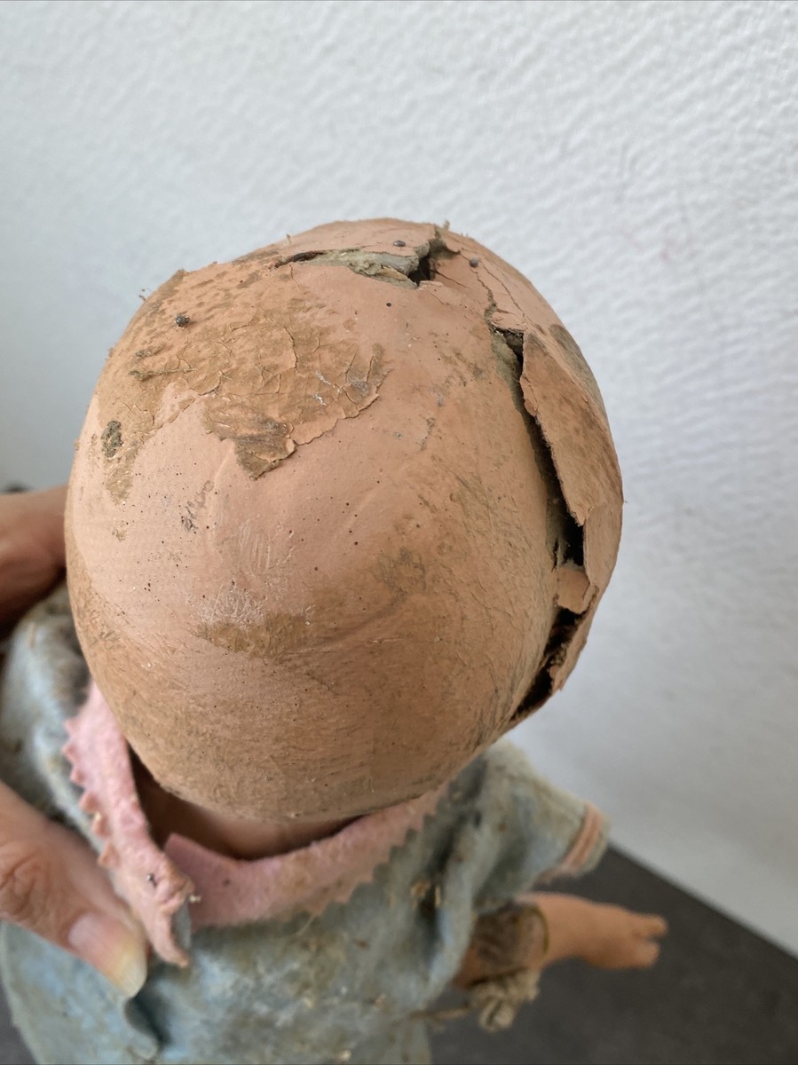 Ancien Bras De Poupée Articulé – Bois Et Papier Mâché – Occasion – Collection