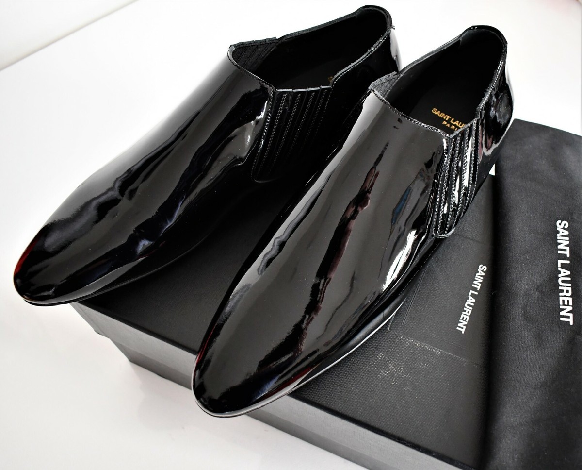 Saint Laurent Connor Black Leather Loafers AW 2013 Saint Laurent Connor Jodhpur Buckle Boots A sharp  main image 4