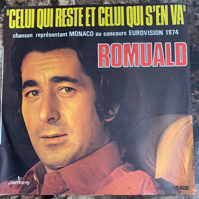 ROMUALD -CELUI QUI RESTE ET CELUI QUI S' EN VA- 1974 FRENCH 7'' SINGLE PS CHANSON