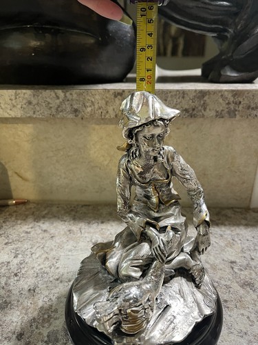 Woman Statue Brunel Preziosi d' Autore Silver Figurine - Picture 9 of 11
