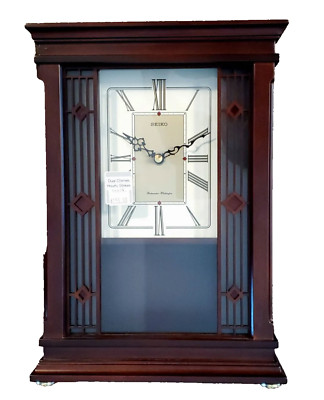Seiko Dual Chime Mantel Clock Westminster / Whittington Chime