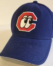 New Era Chattanooga Lookouts Cap Size Small/Medium Dark Blue Autographed By Unk