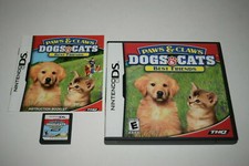 Paws and Claws Dogs and Cats Best Friends Nintendo DS Video Game Complete