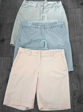 Loft Women's Shorts Size 0 Peach Shorts Size 0 Curvy Khaki Shorts Gray Shorts