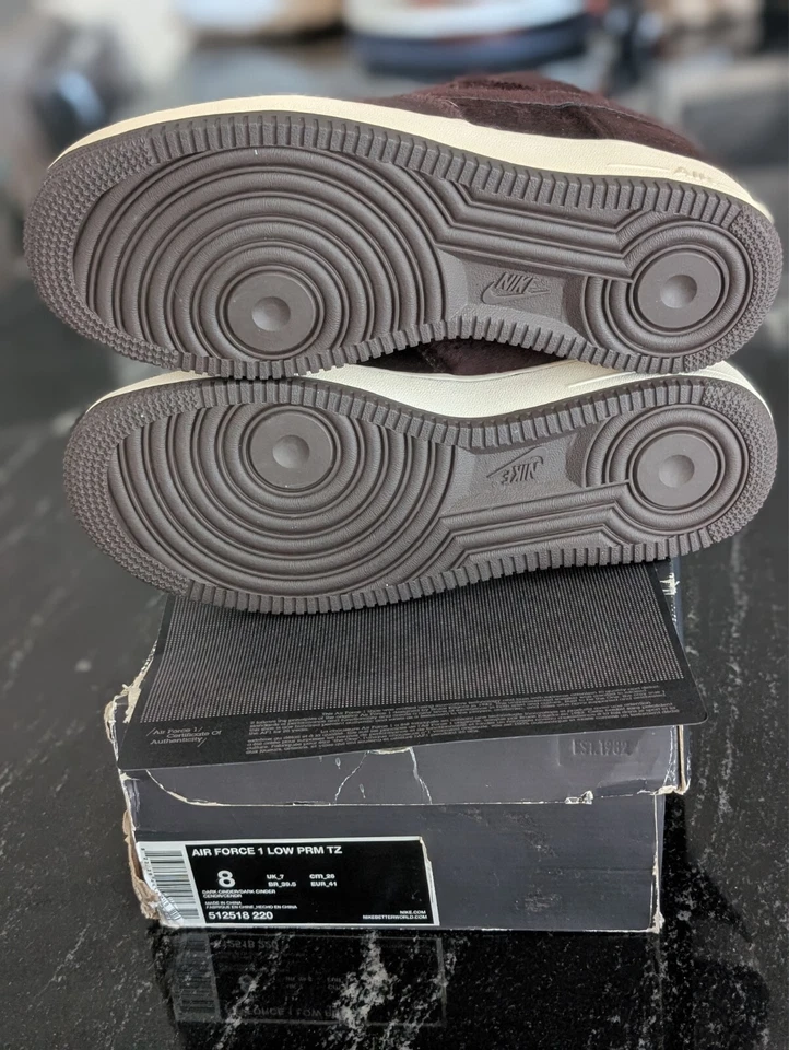 DS BRAND NEW NIKE AIR FORCE I 1 LOW PREMIUM TZ MEDICOM BEARBRICK MAX SB SZ 8 - Image 2 of 4