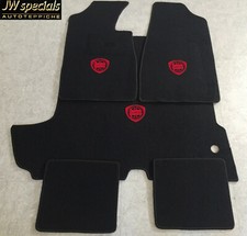 Auto Tappeto Tappetini Bagagliaio Set per Lancia Fulvia Coupé Rosso Absatzschutz