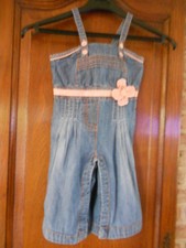 robe  combi short  fille  12 mois tao