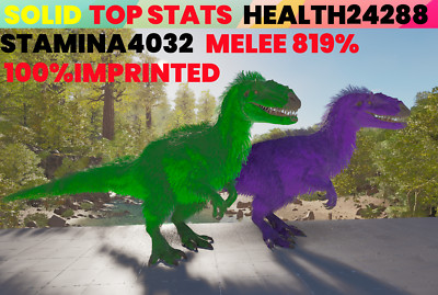 ARK Survival Ascended PvE PC/XBOX/PS5 Top Stats Yutyrannus Cyan (yuty) ASA