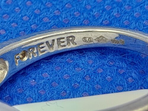 FOREVER Diamond Platinum 950 0.33 Carat Ring Size K 4.7g GSI Certified Boxed - Picture 9 of 13