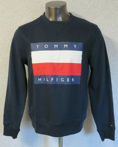 Mens Tommy Hilfiger Blue Crewneck 