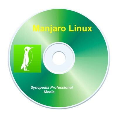 Manjaro Linux Install DVD CD 64bit (all versions) - LTS Live Bootable Desktop US