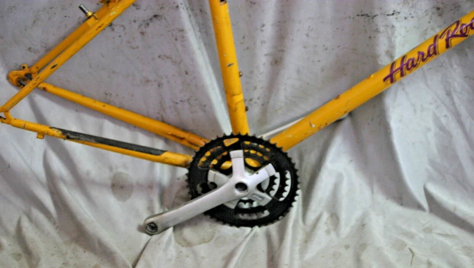 Cuadro de bicicleta Specialized Hardrock MTB 1995 18,5" grande rígido cromo arte de pared Foto 3 de 4