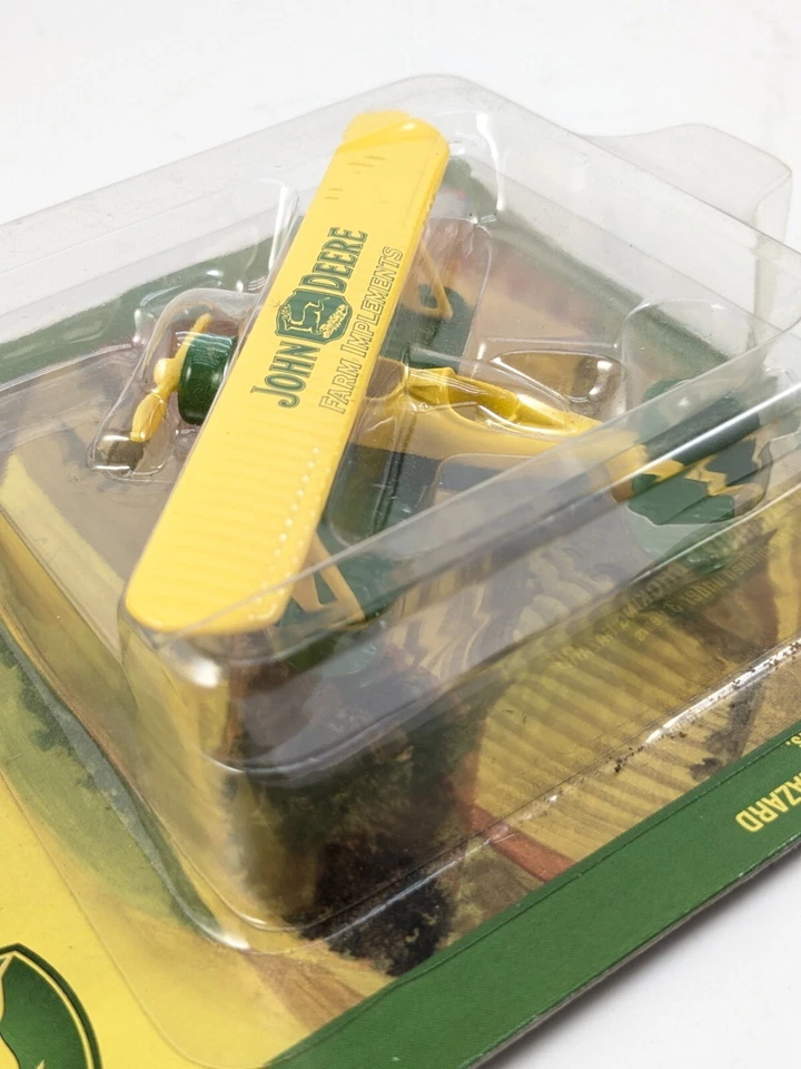 Avión biplano John Deere 2006 años 30 Spearman Barnstormer metal fundido a presión NUEVO Foto 4 de 4