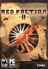 RED FACTION II 2 CD ROM Windows 98-XP THQ Red Faction II THQ PC Game, 2002 