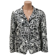 MOGG Unisex Black Silk Cotton Blazer Jacket