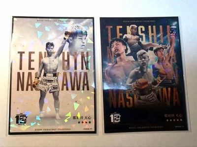 Nasukawa Tenshin RIZIN Real Hologram Card Set 2pcs Collectible Japan