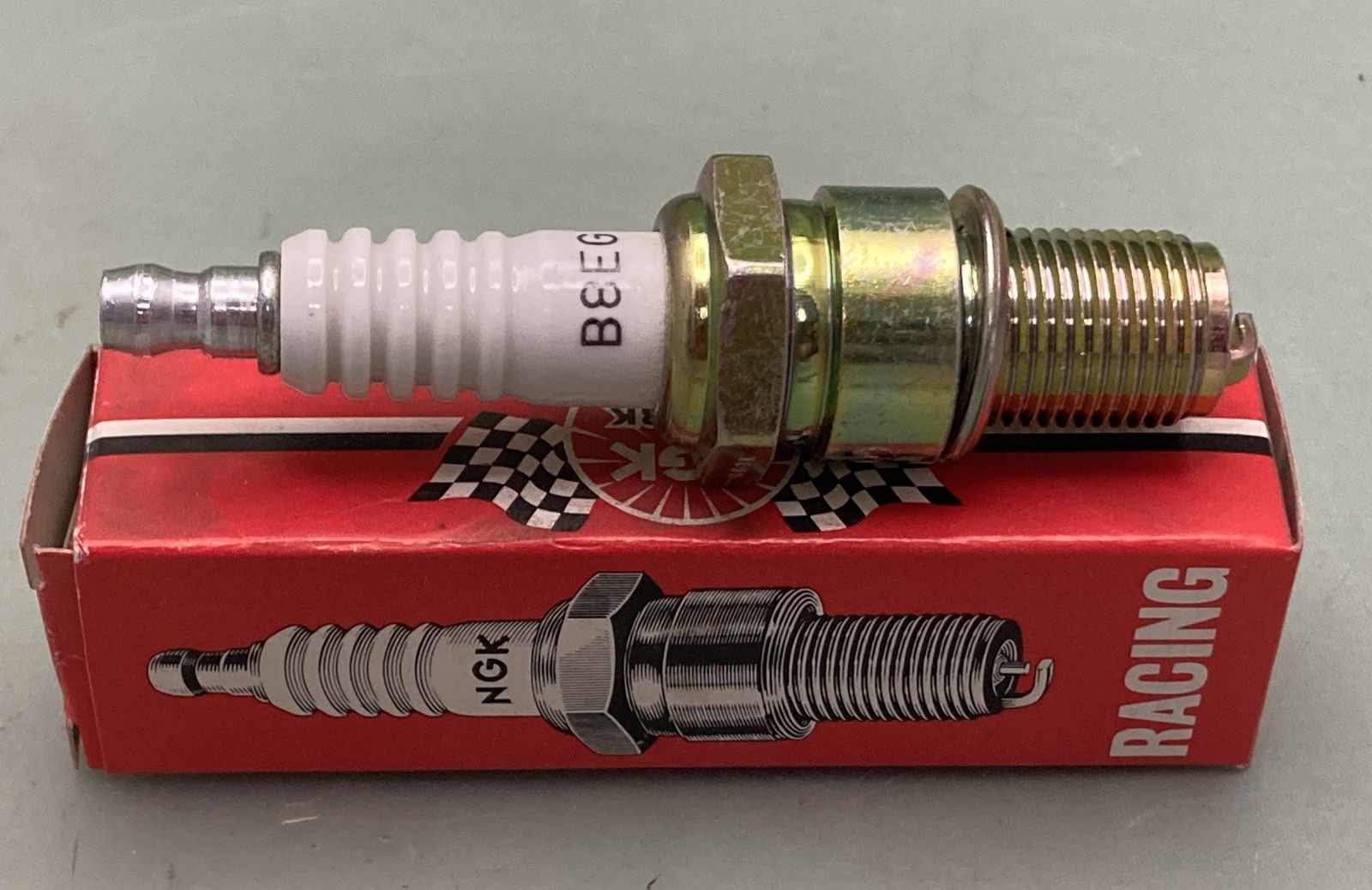 New Genuine NGK B8EGV Spark Plug