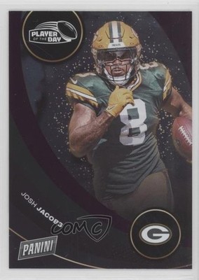 2024 Panini Player of the Day Purple 7/25 Josh Jacobs #21 2v5