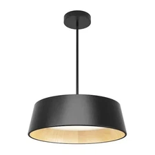 Artika Alton 43-Watt Integrated LED Black 5 CCT Hanging Pendant Chandelier Light