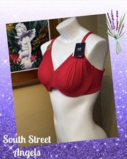 WACOAL 855213 EQUESTRIAN RED  PERFECT PRIMER FULL FIGURE UNDERWIRE BRA  38H