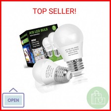 LED Refrigerator Light Bulb, 40W Equivalent LED A15 Bulb, 5W Daylight 5000K E26