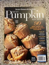 Better Homes & Gardens Magazine BEST PUMPKIN RECIPES December 2022