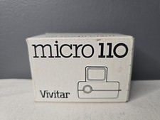 Vivitar Micro 110 Pocket Film Camera With Original Box Vintage NOS