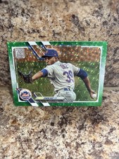 2021 TOPPS EDWIN DIAZ GREEN FOIL #498 315/499