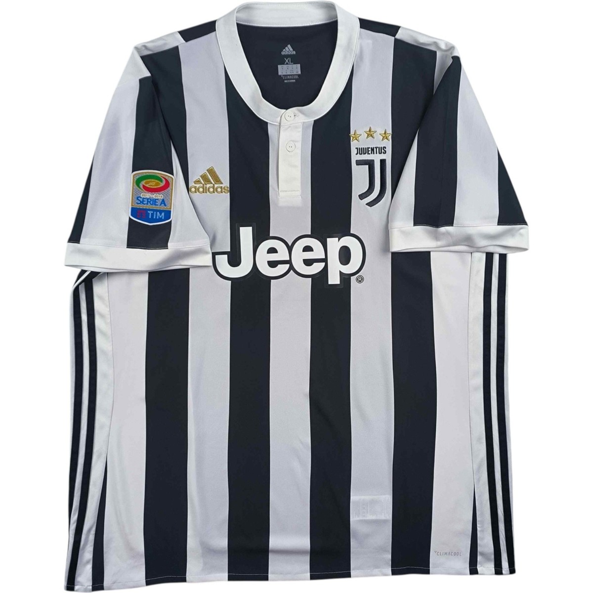 Juventus 2017-18 Adidas home Paulo Dybala football jersey shirt