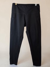 Z by Zella Leggings Womens S Black High Waisted Cropped with Pockets