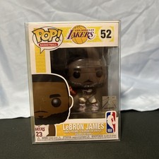 Funko Pop! Vinilo: LeBron James (Lakers) (camiseta blanca) #52