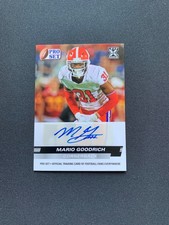 2022 Leaf Pro Set Mario Goodrich Rookie Auto PSA-MG1