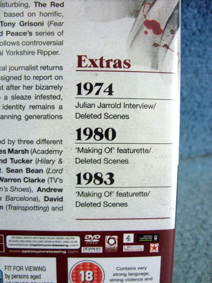 Red Riding Trilogy (DVDR2) 3Discs 2009 Sean Bean 298mins+Extras (BARGAIN) - Image 4 of 4