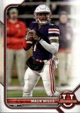 2021-22 Bowman University Malik Willis #94 Liberty Flames 16D